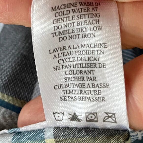 Burnside Plaid Shirt Sleeves Casual - Picture 3 of 6